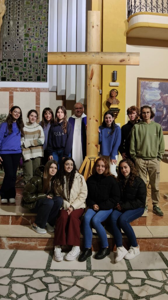 Jóvenes de la parroquia.